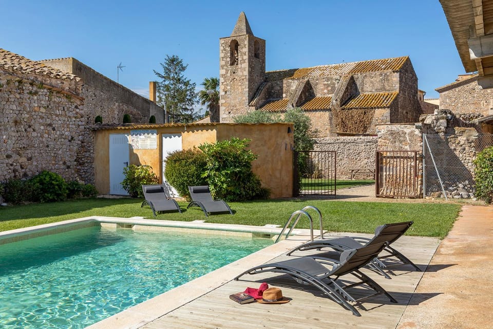 Spring, Garden, Garden view, Pool view, Swimming pool, sunbed