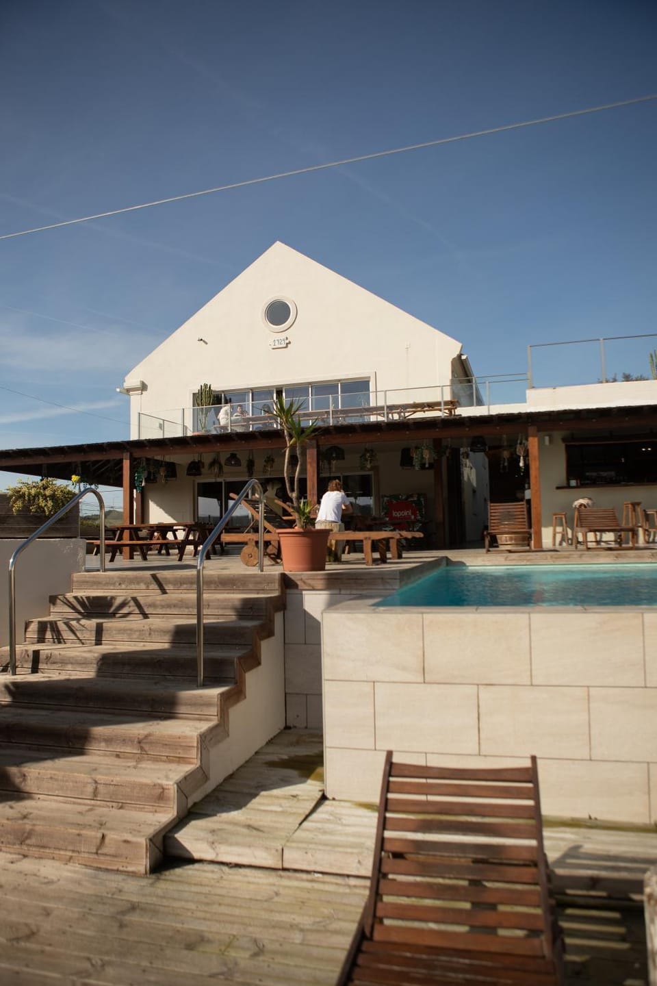 Property building, Pool view