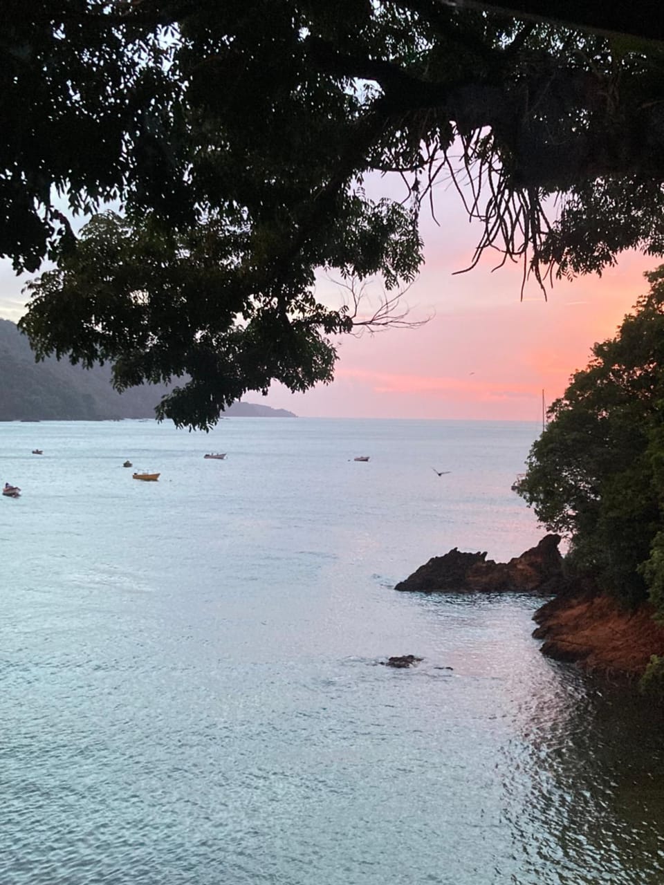 Natural landscape, Sea view, Sunset