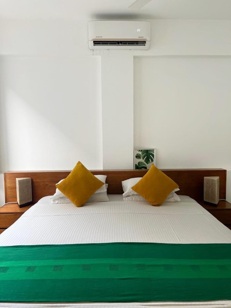 Bed, Bedroom, air conditioner