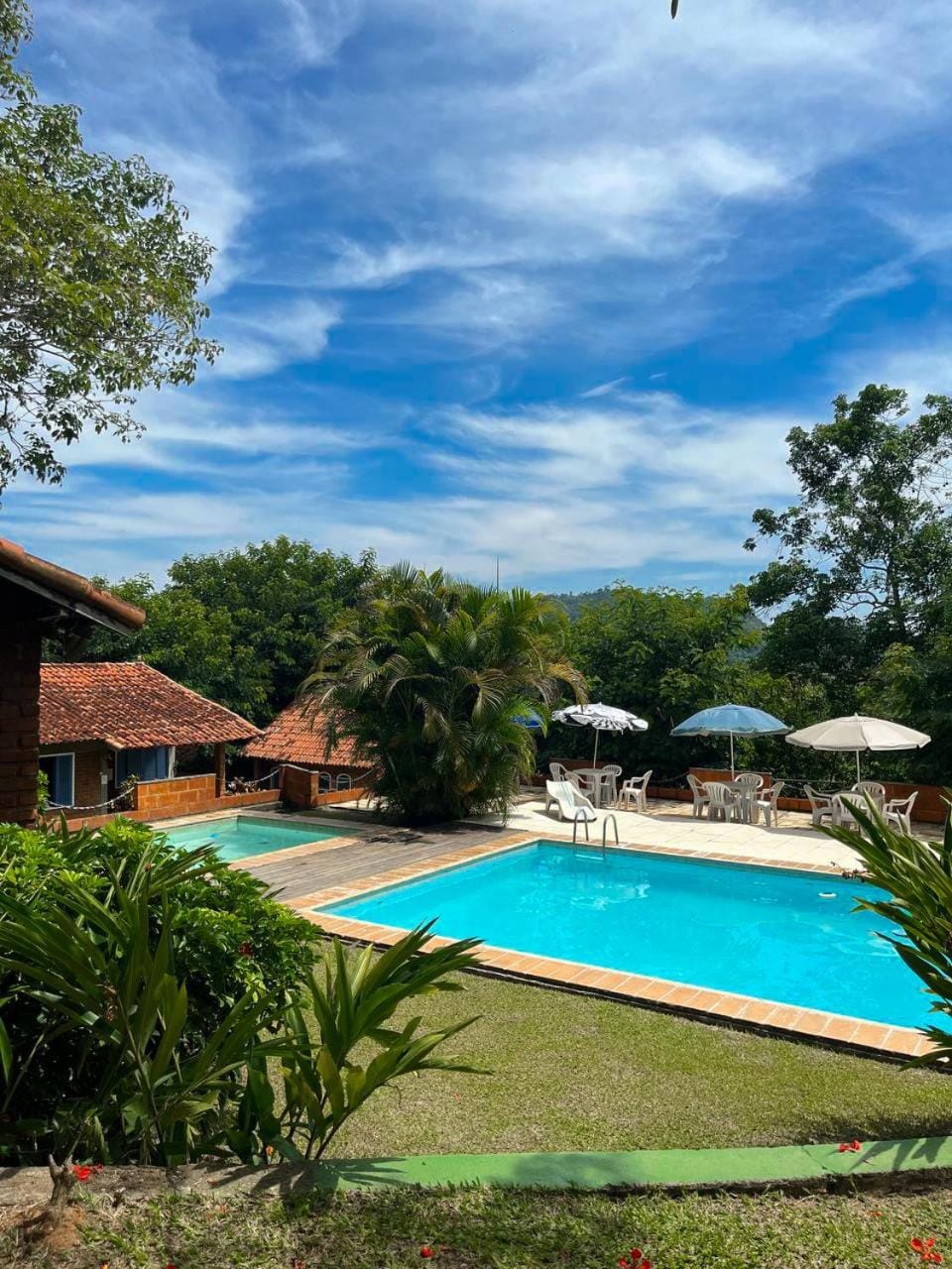 Natural landscape, Garden, Mountain view, Pool view, Swimming pool, sunbed
