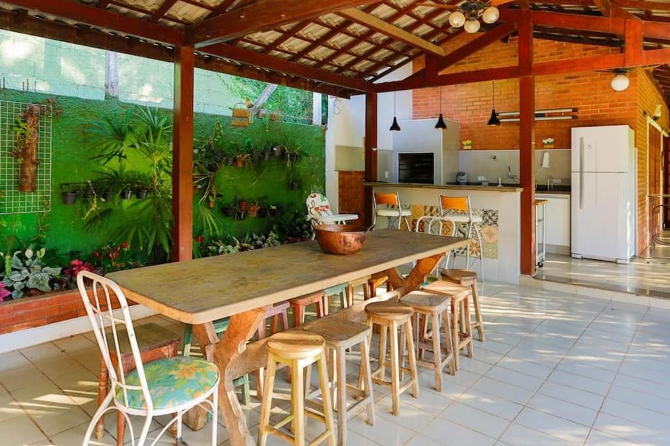 LINDA CHACARA EM CONDO A 40 MIN DE SP com piscina climatizada, churrasqueira, wifi, 5 quartos e muita natureza Villa in State of São Paulo