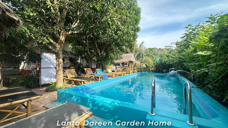 Natural landscape, Garden, Garden view, Pool view, Swimming pool