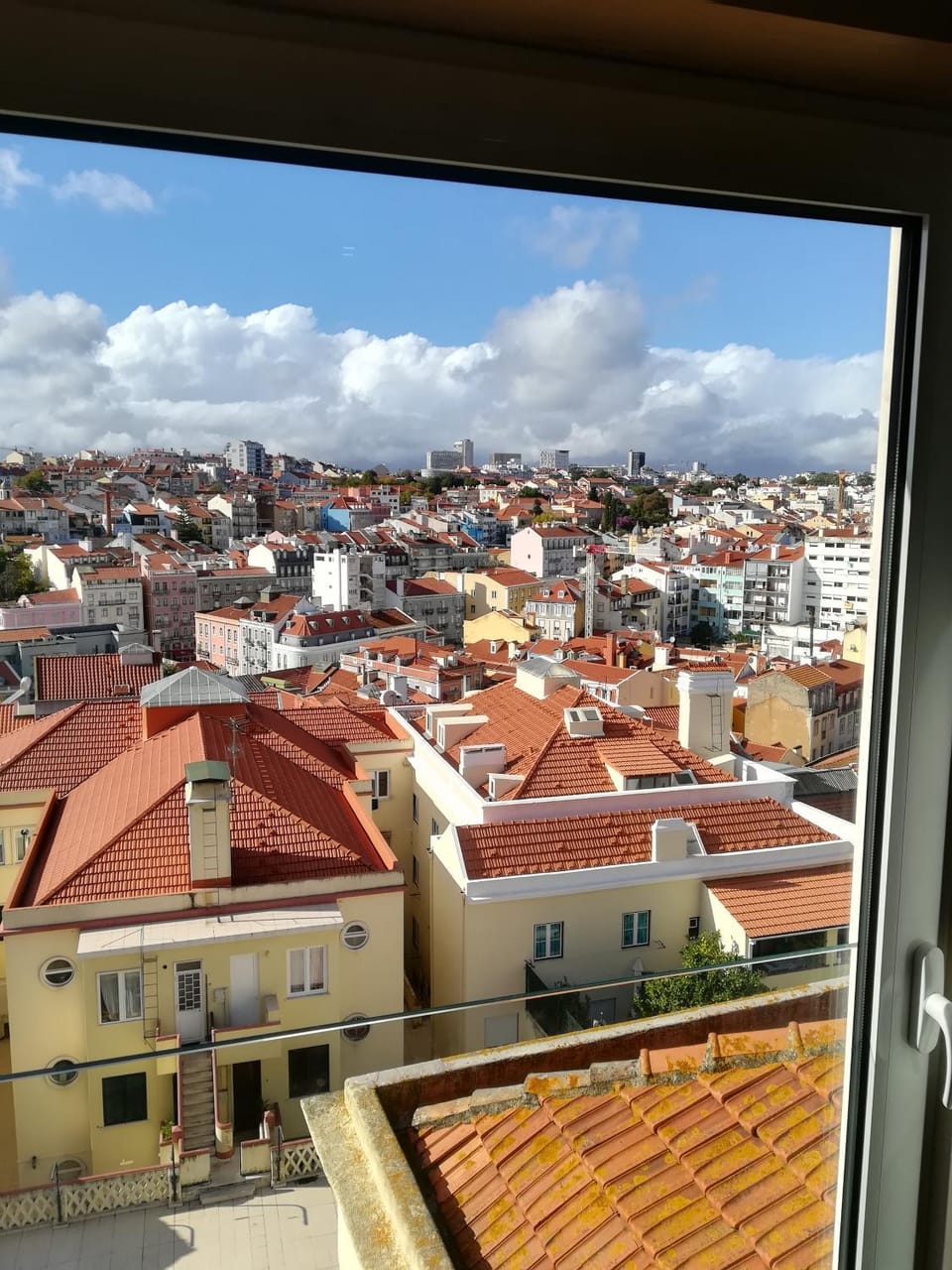 Living room, Seating area, City view