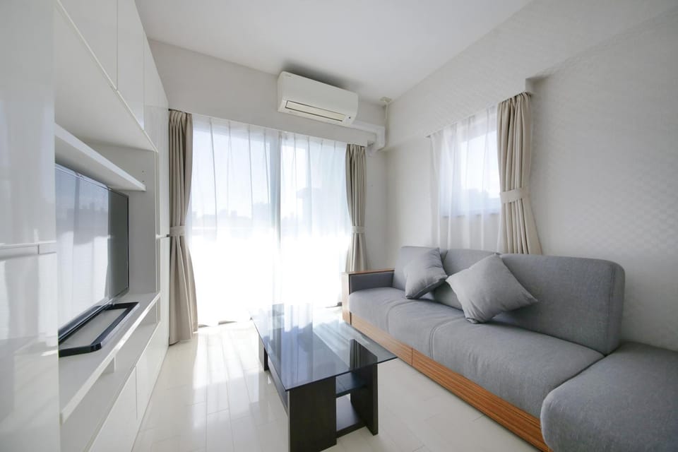 Living room, air conditioner
