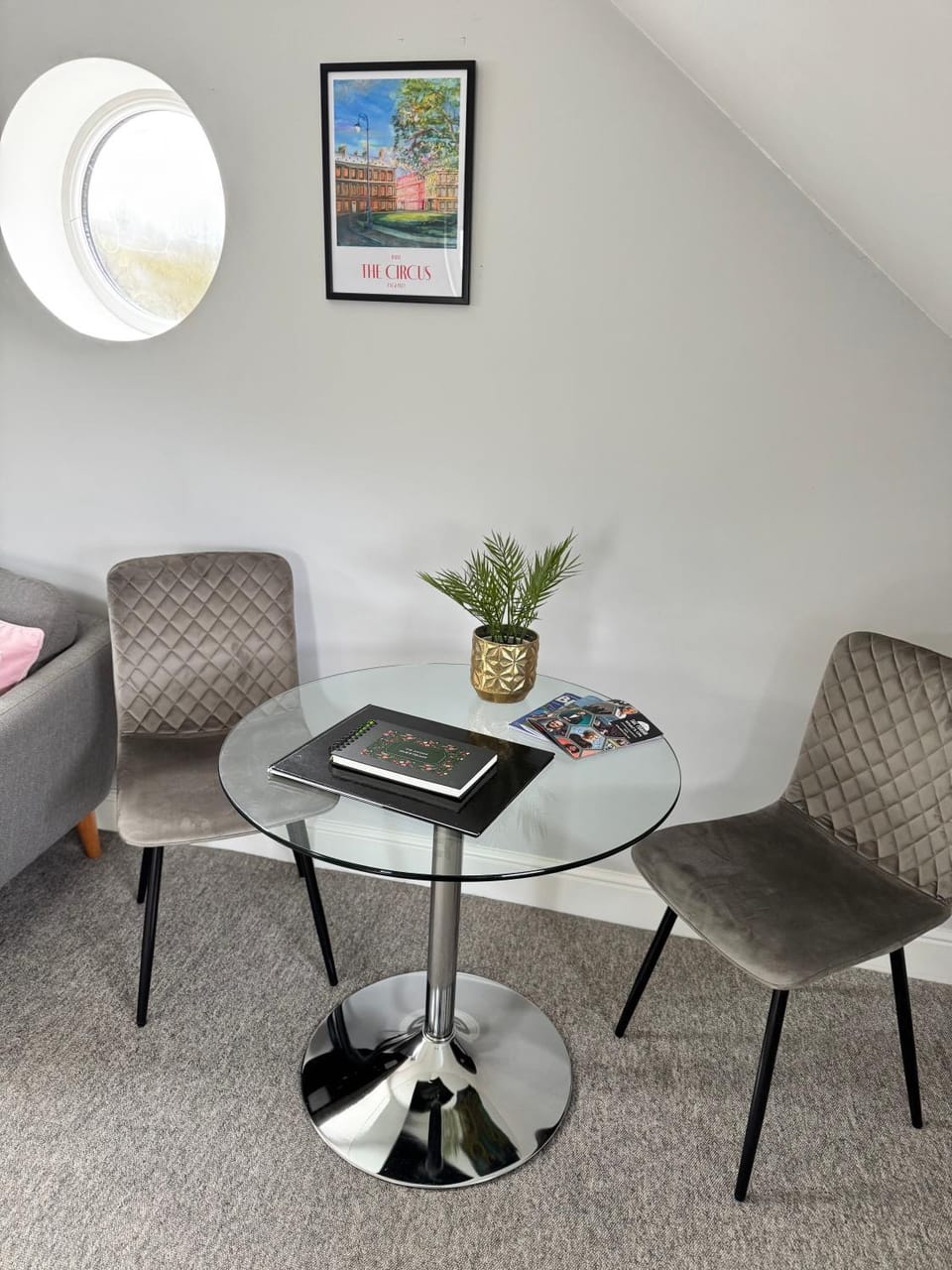 Living room, Seating area, Dining area
