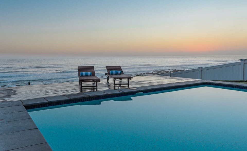 Swimming pool, Swimming pool, Sunset