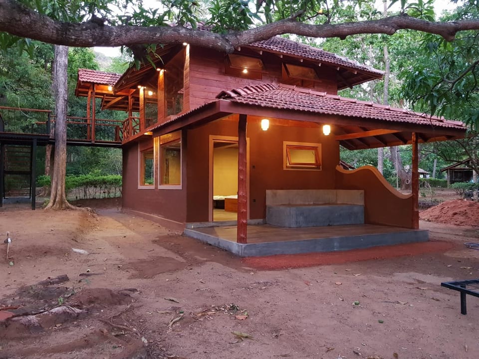 Property building, Spring, Summer, Sunset