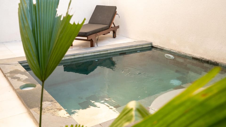 Pool view, Swimming pool, sunbed