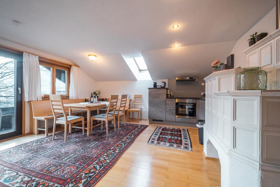 Kitchen or kitchenette, Living room, Dining area
