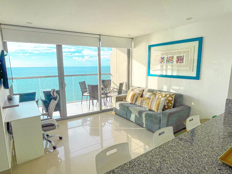 22nd flr Spectacular Seaview Morros City Bocagrande Apartment in Cartagena