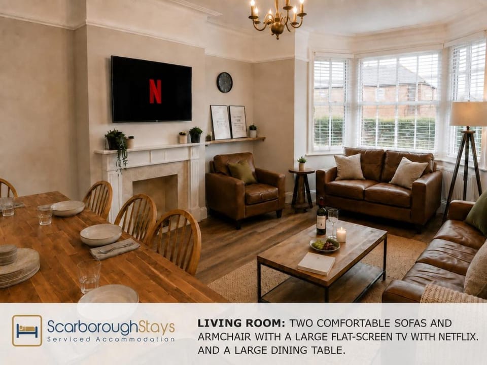 Scarborough Stays - Victorian Townhouse - 5 Bedrooms - SLEEPS 9 House in Scarborough