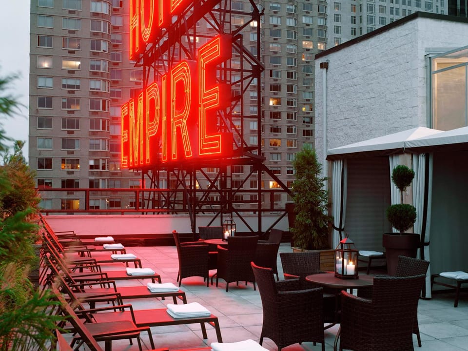 Property building, Patio