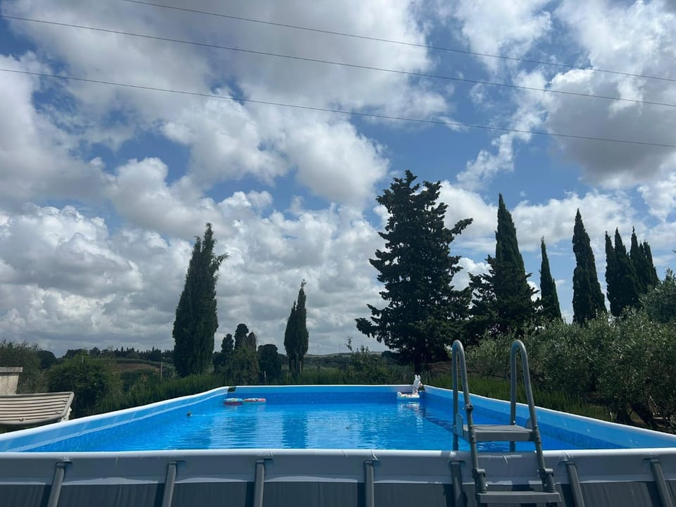 Pool view, Swimming pool, sunbed