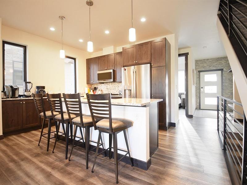 Kitchen or kitchenette, Seating area, furniture, kitchen