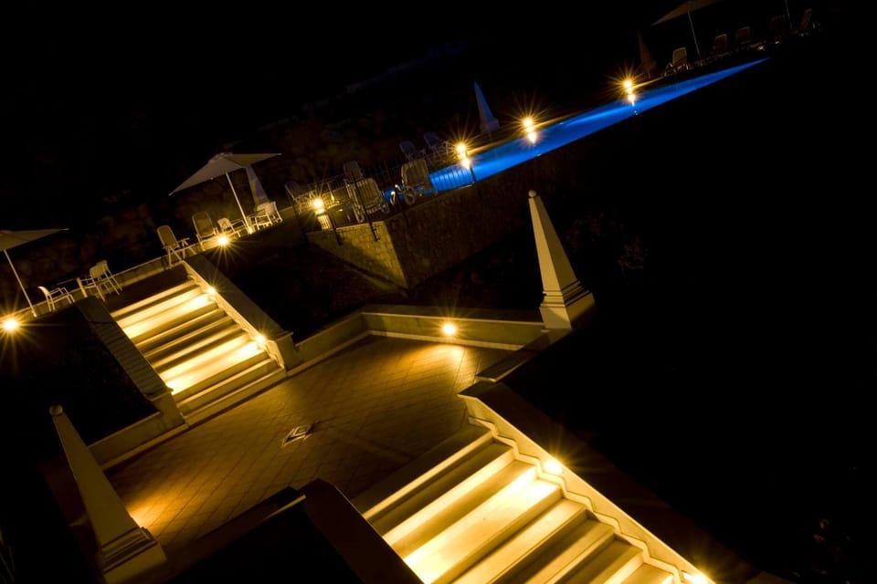 Night, Balcony/Terrace, Swimming pool