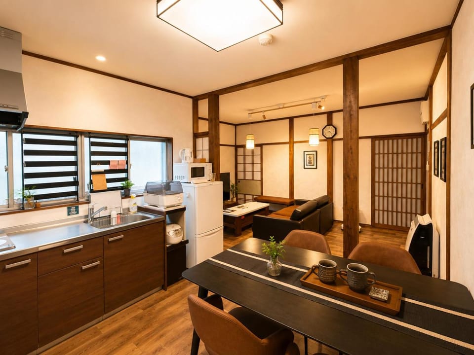 Photo of the whole room, Dining area, furniture, toaster, kitchen, air conditioner