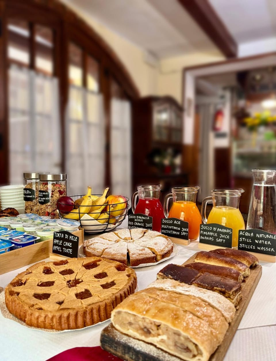 Breakfast, Continental breakfast, Buffet breakfast, Italian breakfast