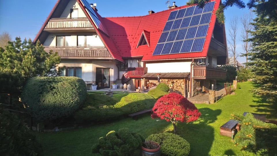 Property building, Garden view
