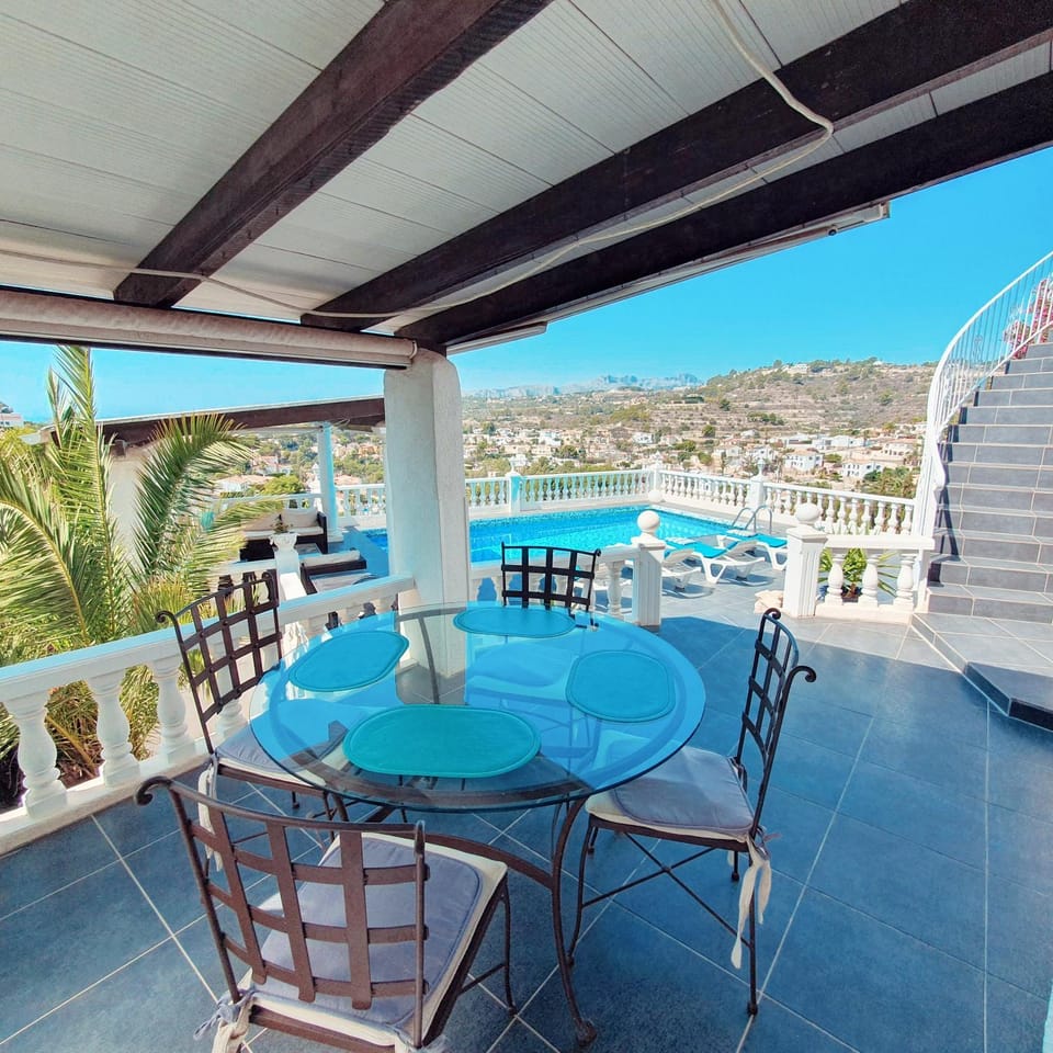 Patio, Balcony/Terrace, Seating area, Dining area, Pool view, Swimming pool