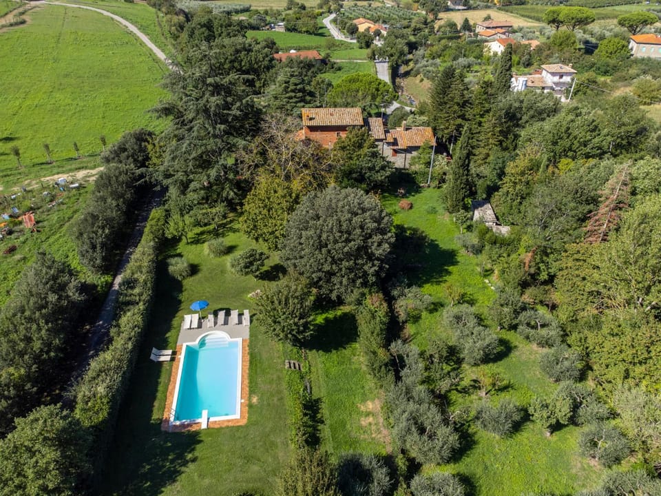 Natural landscape, Bird's eye view, Swimming pool