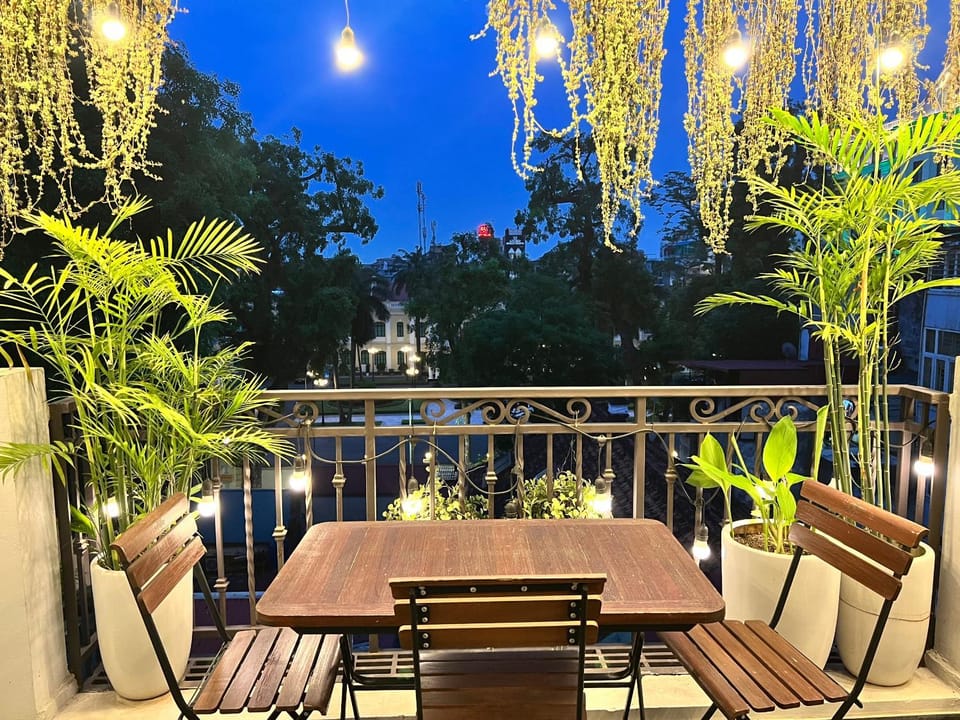Night, View (from property/room), Balcony/Terrace