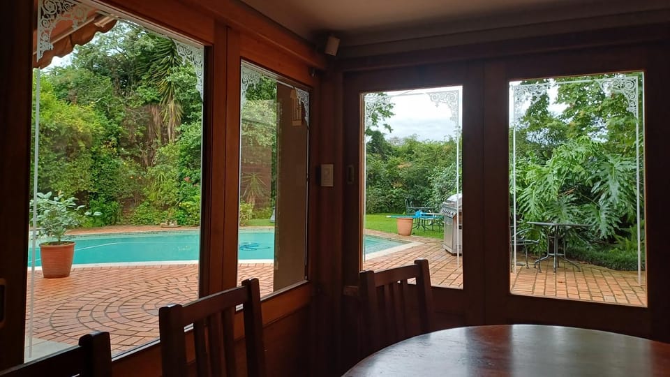 Patio, Dining area, Garden view, Pool view, Swimming pool
