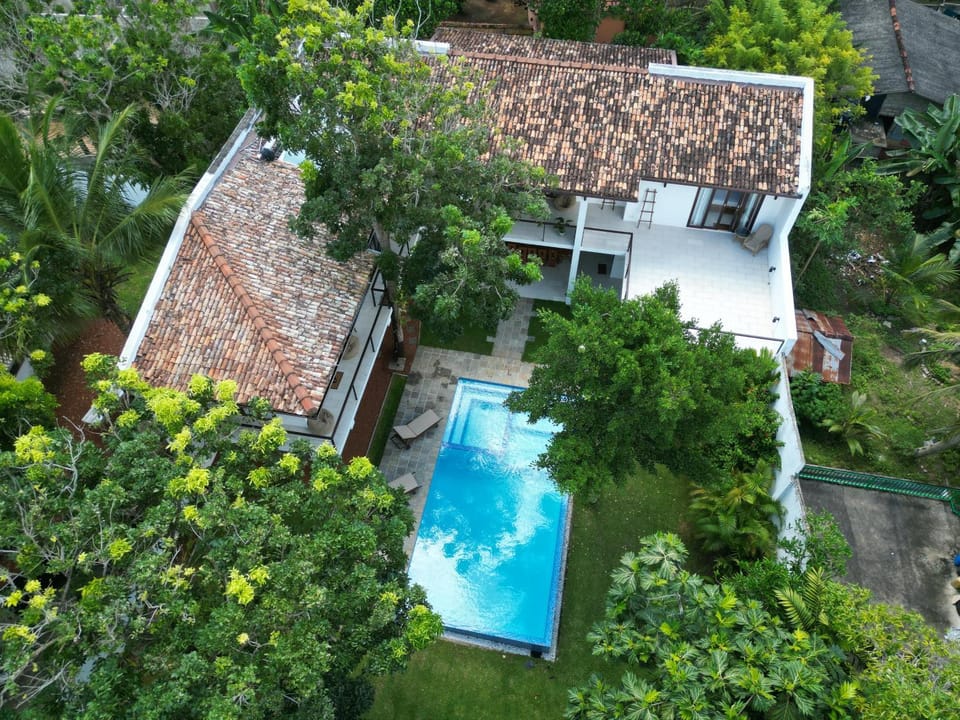 Property building, Day, Garden, Garden view, Pool view, Swimming pool, sunbed