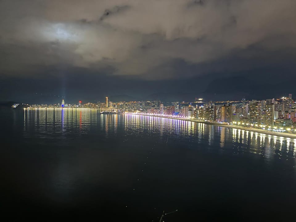 Night, Sea view