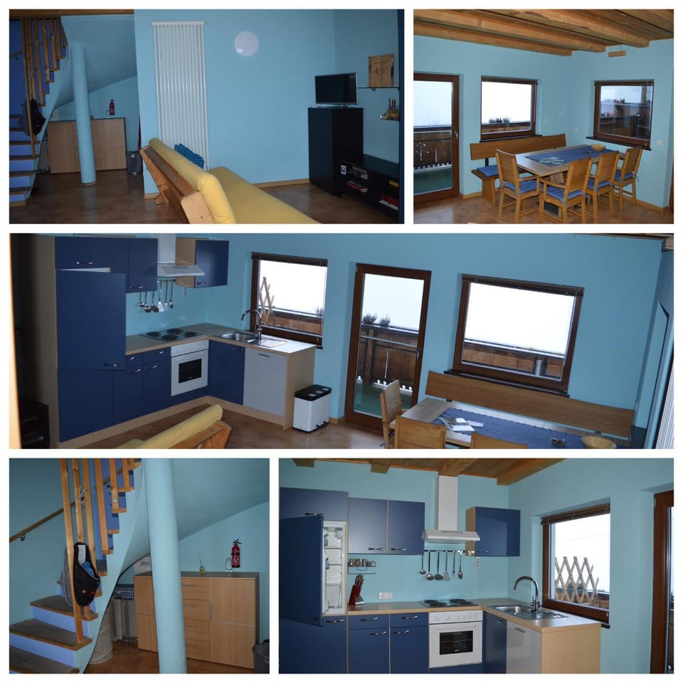 Kitchen or kitchenette, Living room, Dining area