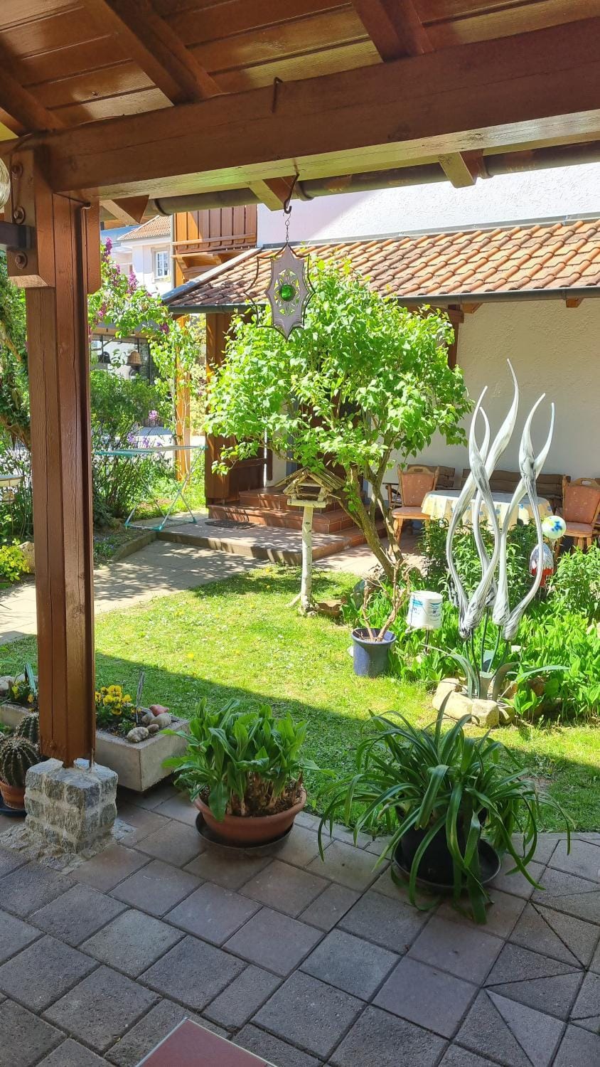 Property building, Garden view