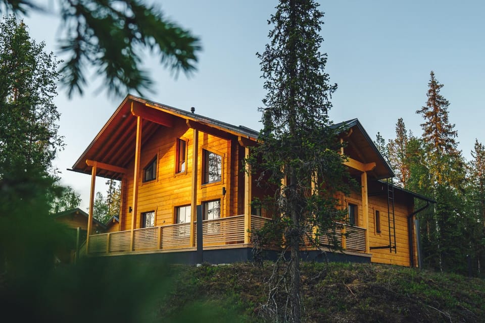 Property building, Natural landscape, Summer, Sauna