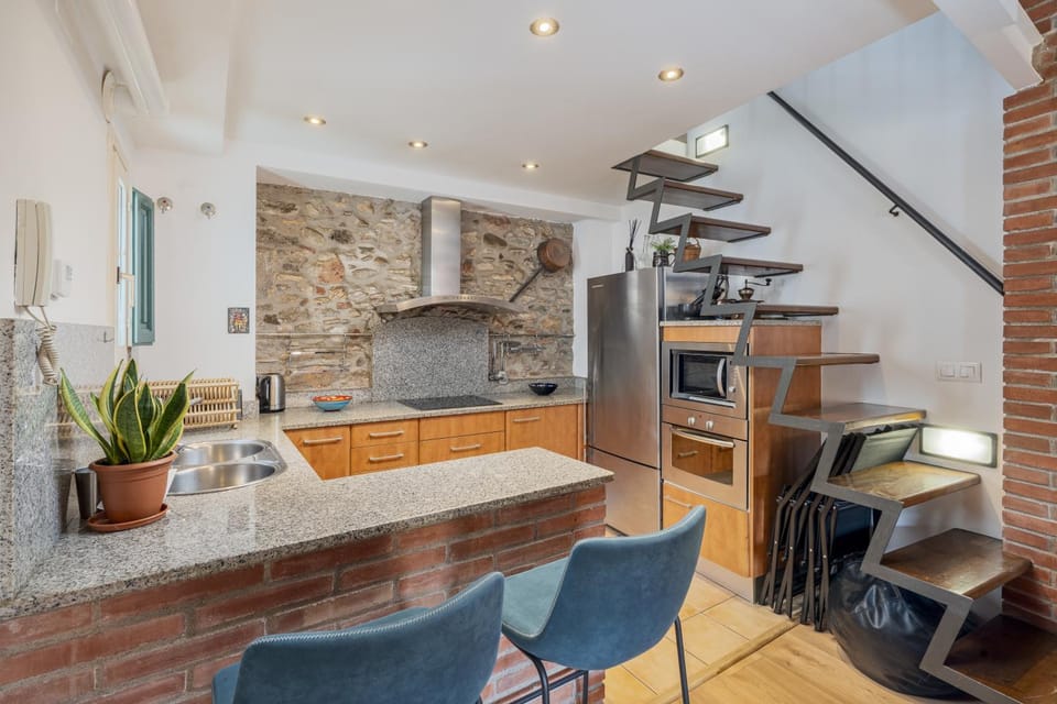 Apartamento dúplex en el Barri Vell, Girona Apartment in Girona