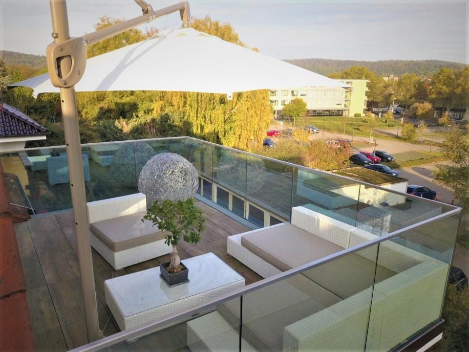 Patio, Garden, View (from property/room), Balcony/Terrace, Seating area, Parking