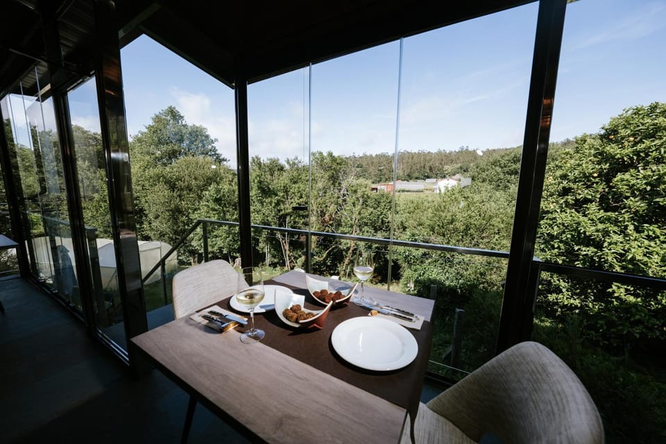 Day, View (from property/room), Balcony/Terrace, Food and drinks, Dining area, Food, Garden view