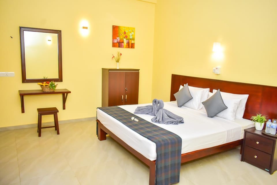 Bed, Photo of the whole room, Bedroom, towels, wardrobe
