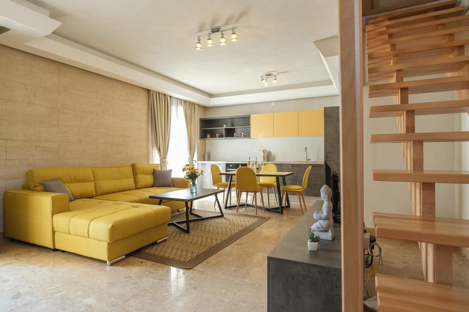 Living room, Seating area, Dining area