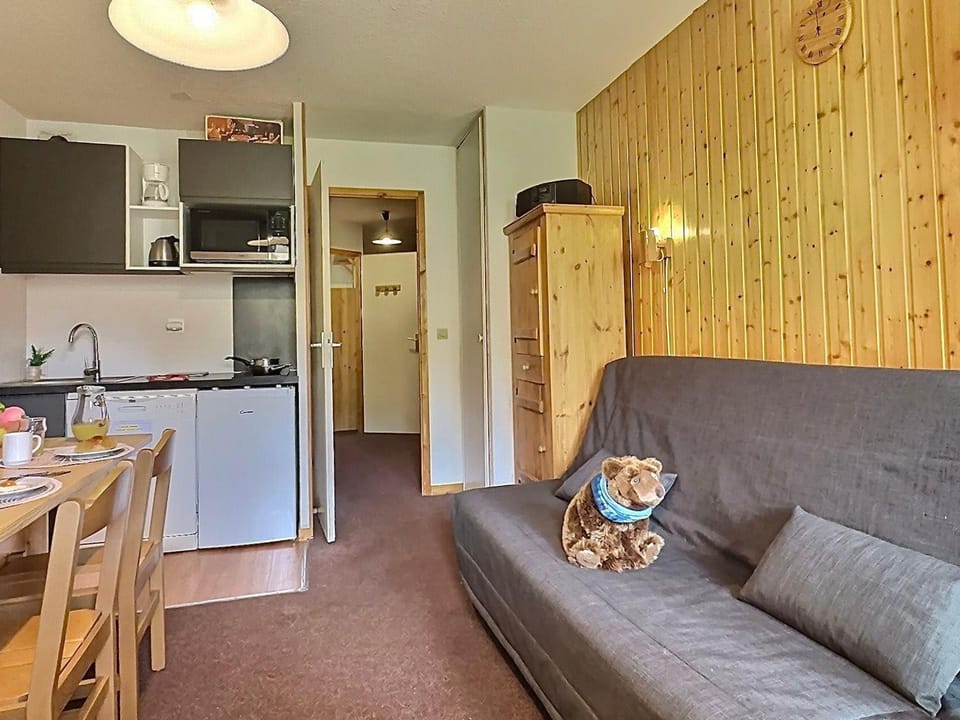 Studio 4 pers à Tignes, balcon sud, animaux admis - FR-1-411-391 Apartment in Tignes