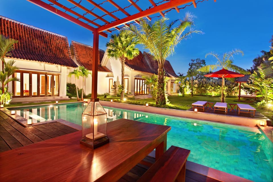 Night, Swimming pool, Swimming pool