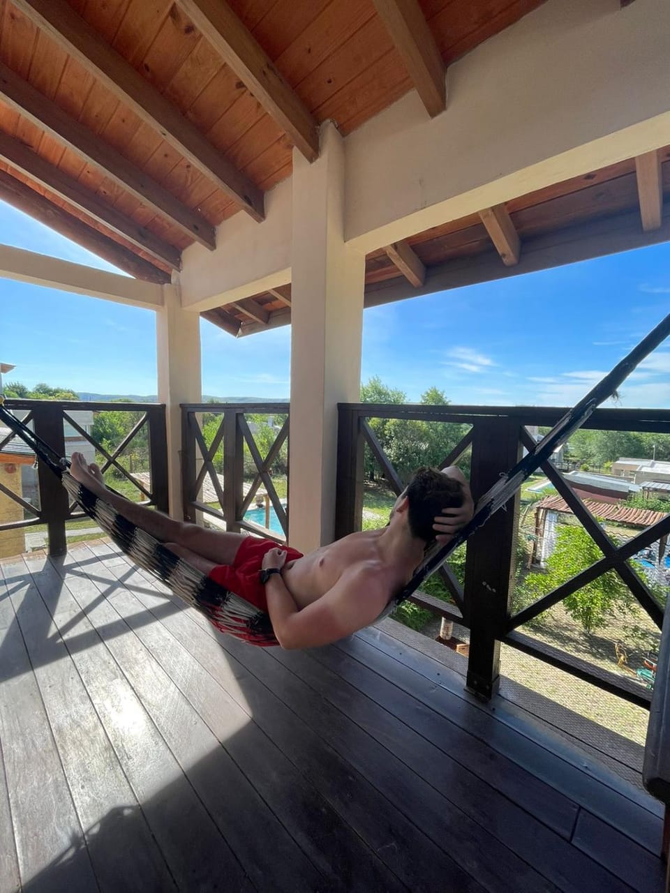 People, Natural landscape, Balcony/Terrace