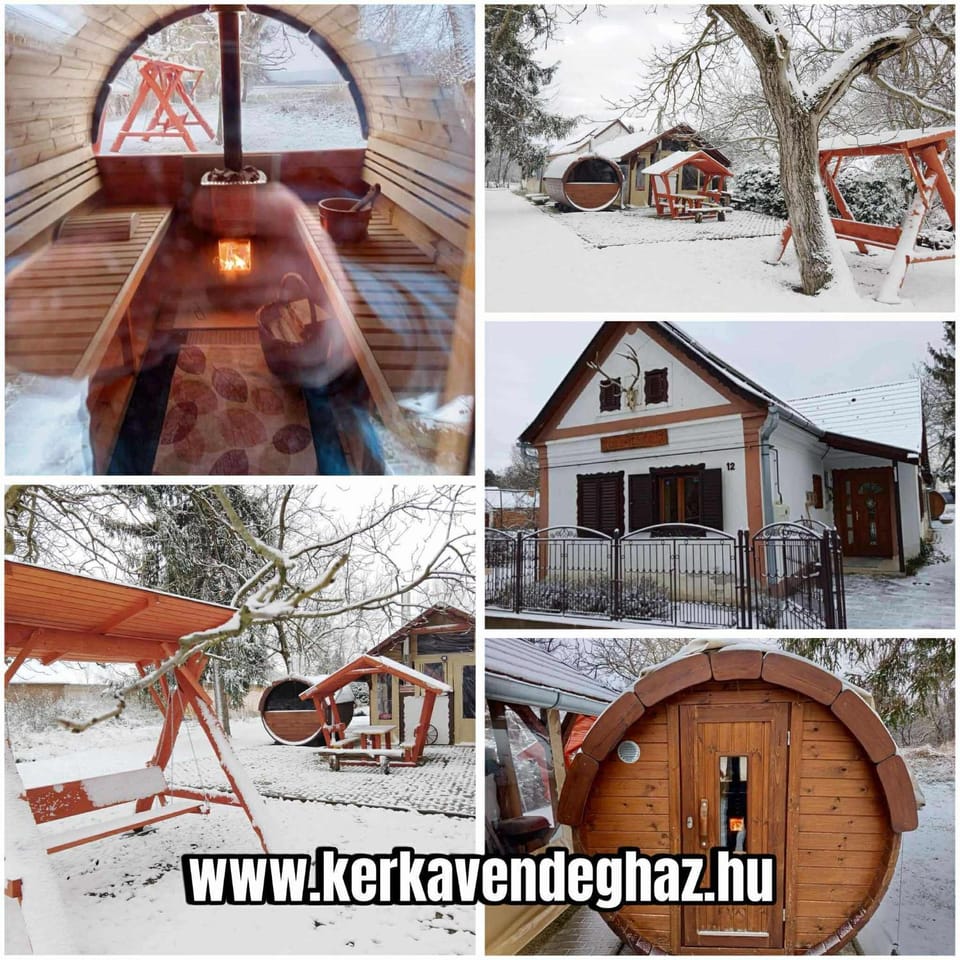 Jakuzzis,Szaunás,Kerkavendégház-Őrség-Csesztreg-Kerkaujfalu House in Slovenia