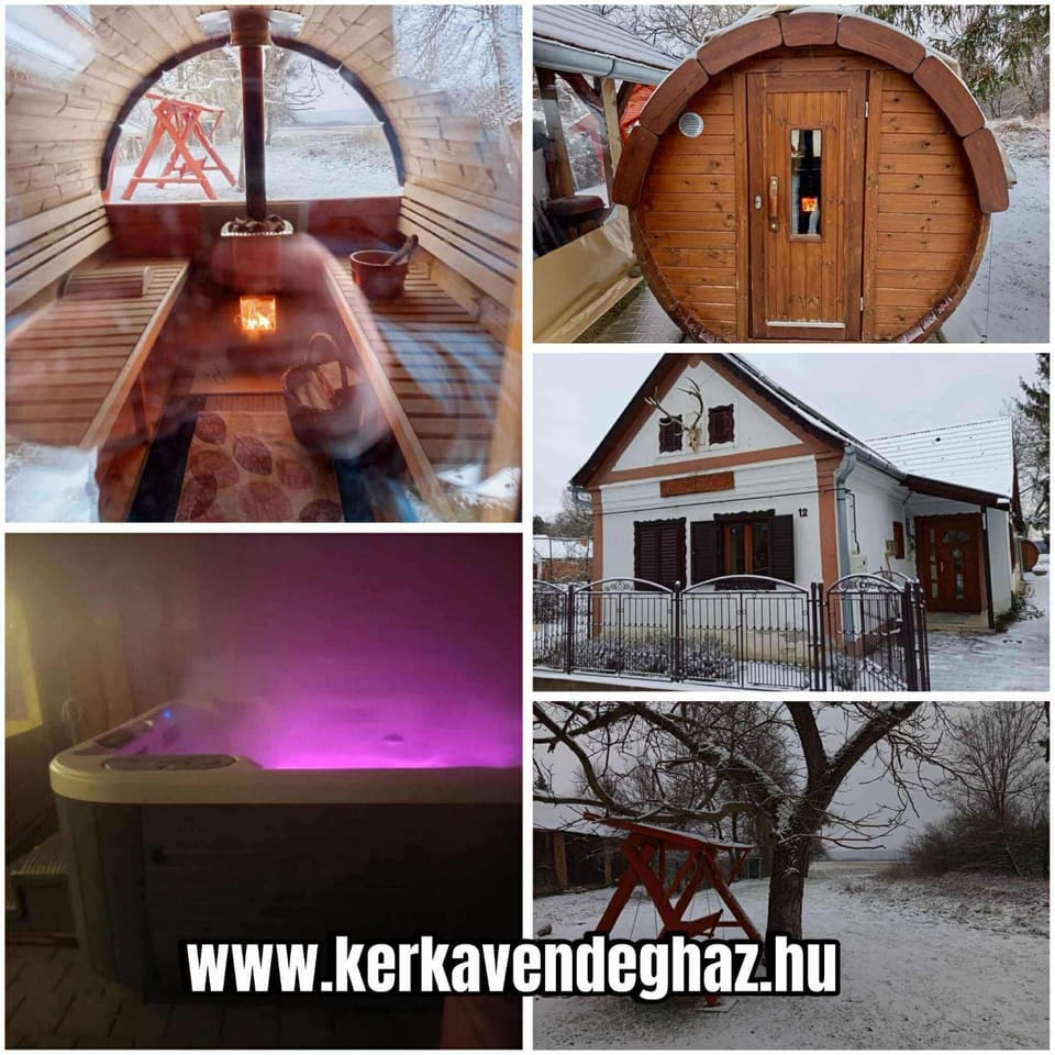 Jakuzzis,Szaunás,Kerkavendégház-Őrség-Csesztreg-Kerkaujfalu House in Slovenia