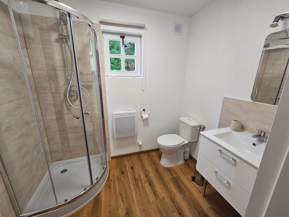 Shower, Toilet, Bathroom, towels