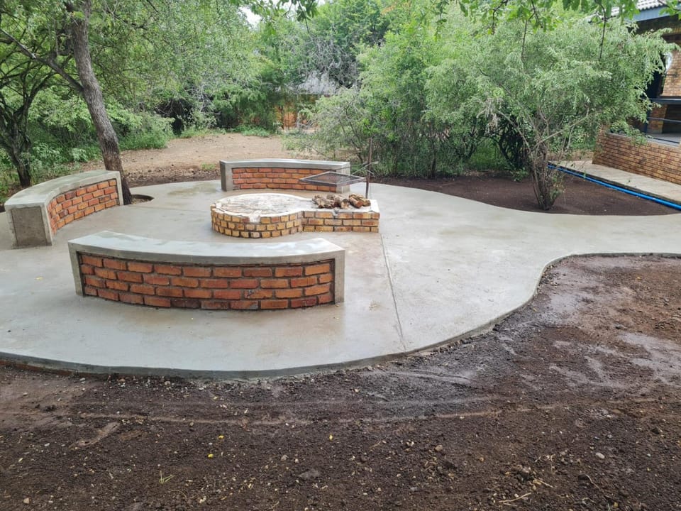 Property building, Garden view