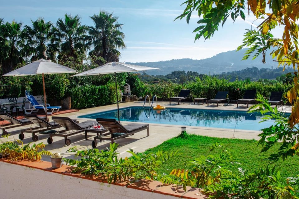 Nearby landmark, Natural landscape, Garden, Garden view, Mountain view, Pool view, Swimming pool, sunbed