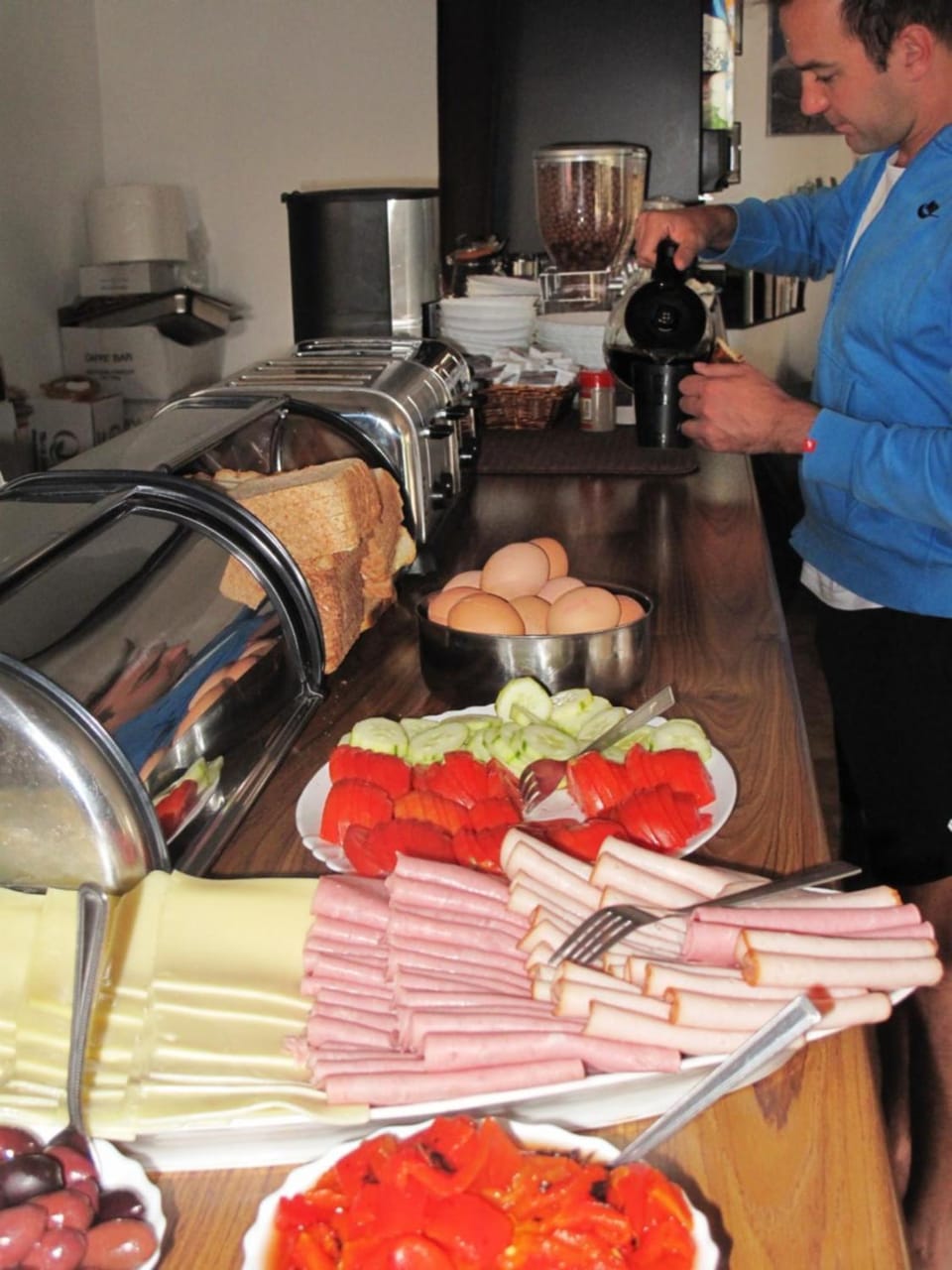 Food and drinks, Food, Buffet breakfast