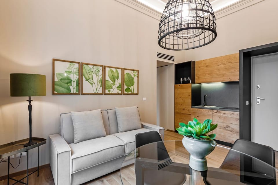 Kitchen or kitchenette, Living room