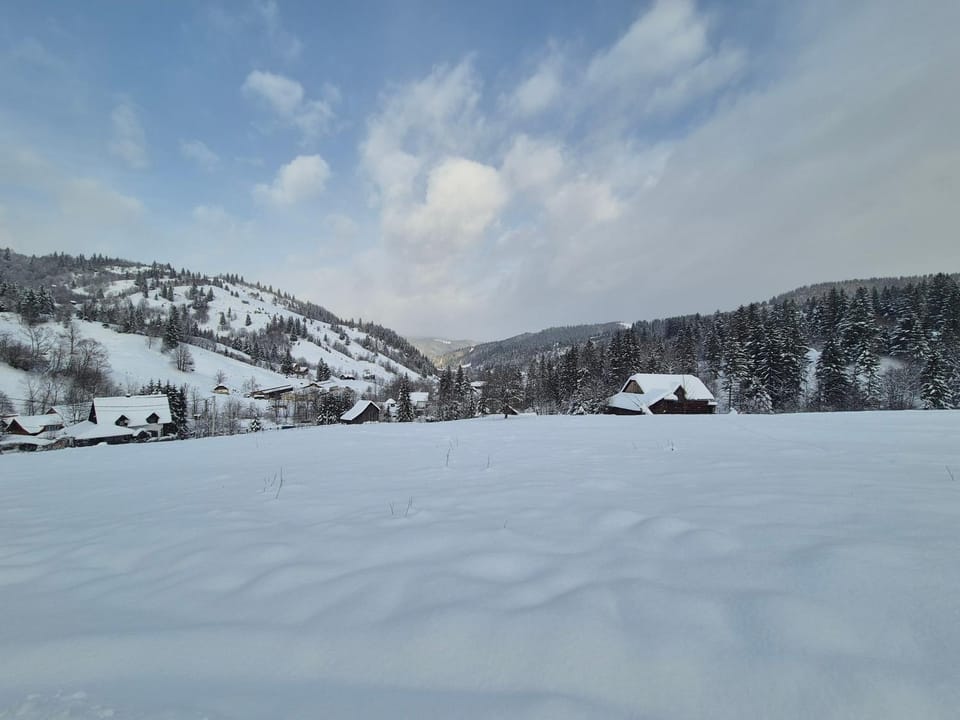 Day, Natural landscape, Winter, Mountain view