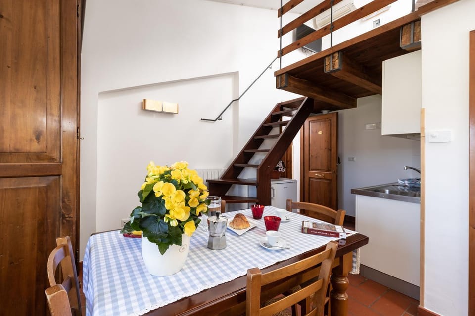 Living room, kitchen