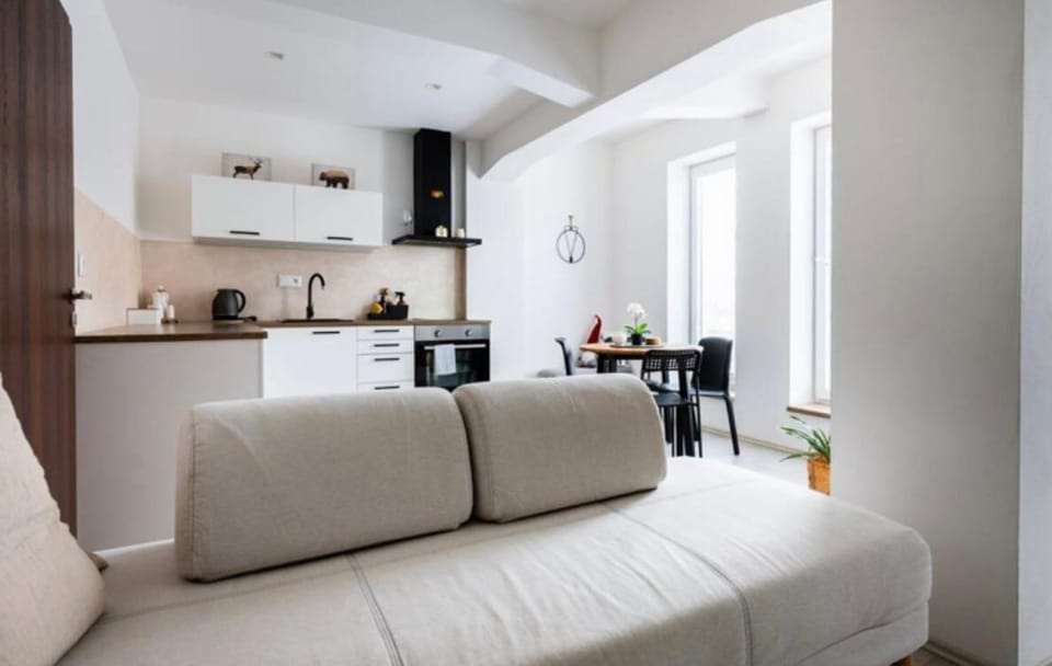 Coffee/tea facilities, Kitchen or kitchenette, Living room, Seating area
